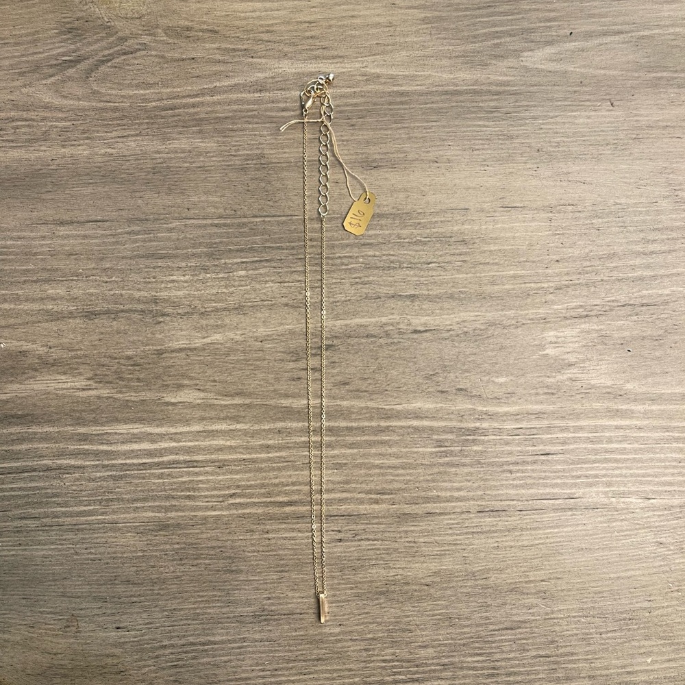 Gold Initial “I” Necklace